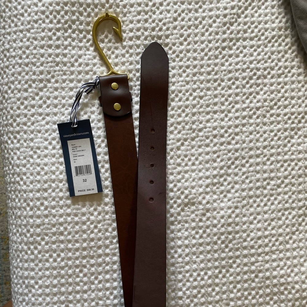 Brand New Vineyard Vines Fish Hook Belt